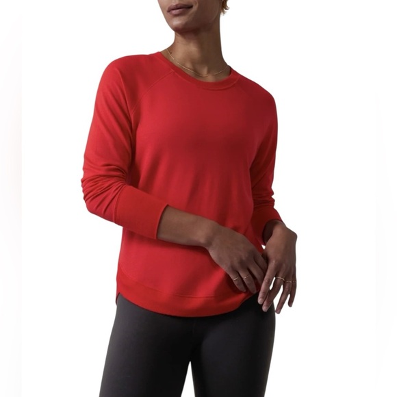 ATHLETA Minsdset Sweatshirt - Women’s 1X Matador Red - Picture 1 of 16